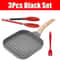 Nonstick Square Grill Pan 19cm Indoor Steak Grilling Skillet For All Stoves 6