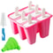 Reusable Silicone Popsicle Molds BPAFree Ice Pop Maker With Funnel 6 Or 10 Cavities 3
