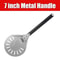 Perforated Aluminum Pizza Turning Peel Round Pizza Peel Turner With Long Handle 7912 Inch 5