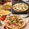 Nonstick Carbon Steel Pizza Baking Pan Round Pizza Tray For Homemade Ovens 710 Inch 3
