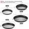 Nonstick Carbon Steel Pizza Baking Pan Round Pizza Tray For Homemade Ovens 710 Inch 4