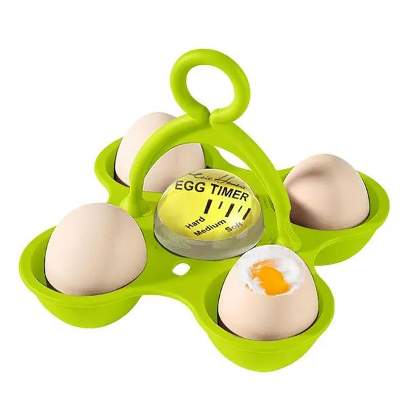 Easy Egg Timer Holder Hard Boiled Egg Timer For Perfect Soft Medium Hard Eggs 4