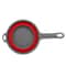 Extendable Collapsible Kitchen Colander With Long Handle Adjustable Pasta And Vegetable Strainer 4