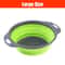 Extendable Collapsible Kitchen Colander With Long Handle Adjustable Pasta And Vegetable Strainer 5