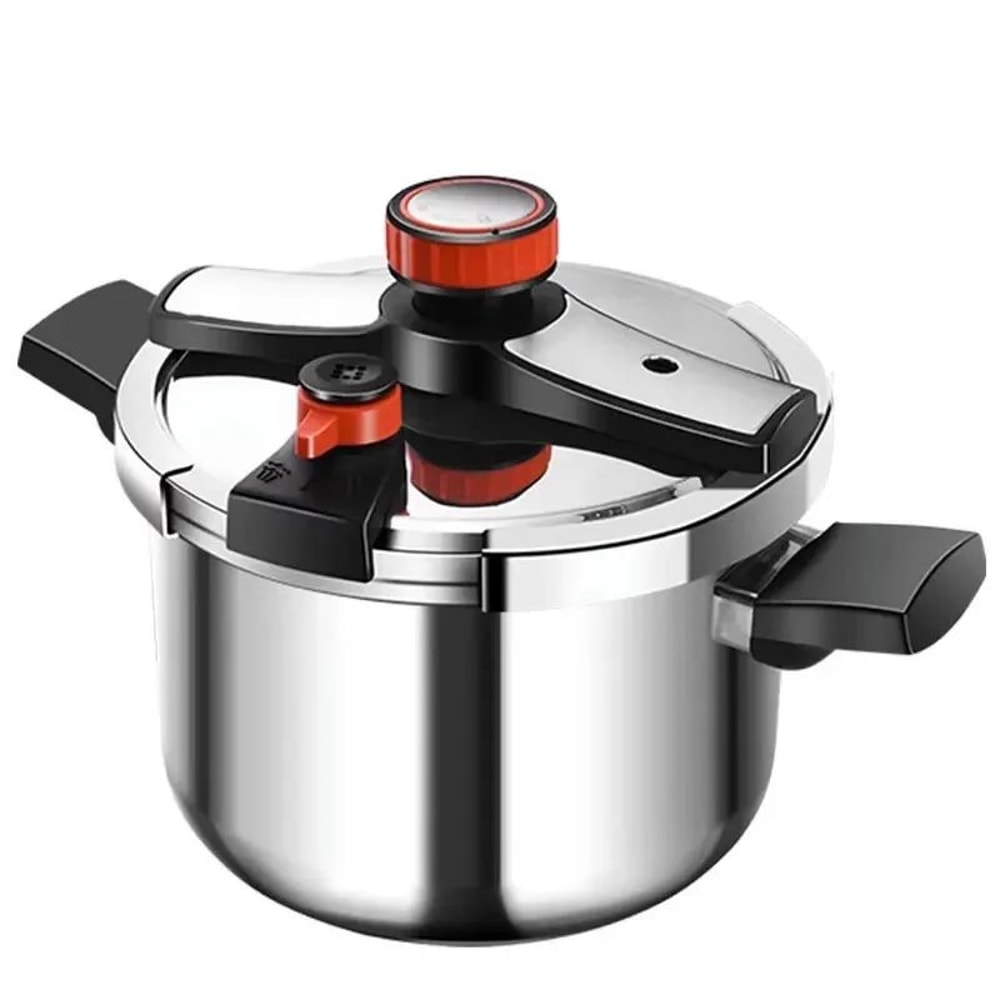ProCook 304 Stainless Steel Pressure Cooker Fast Cooking Adjustable Pressure ExplosionProof Design 0