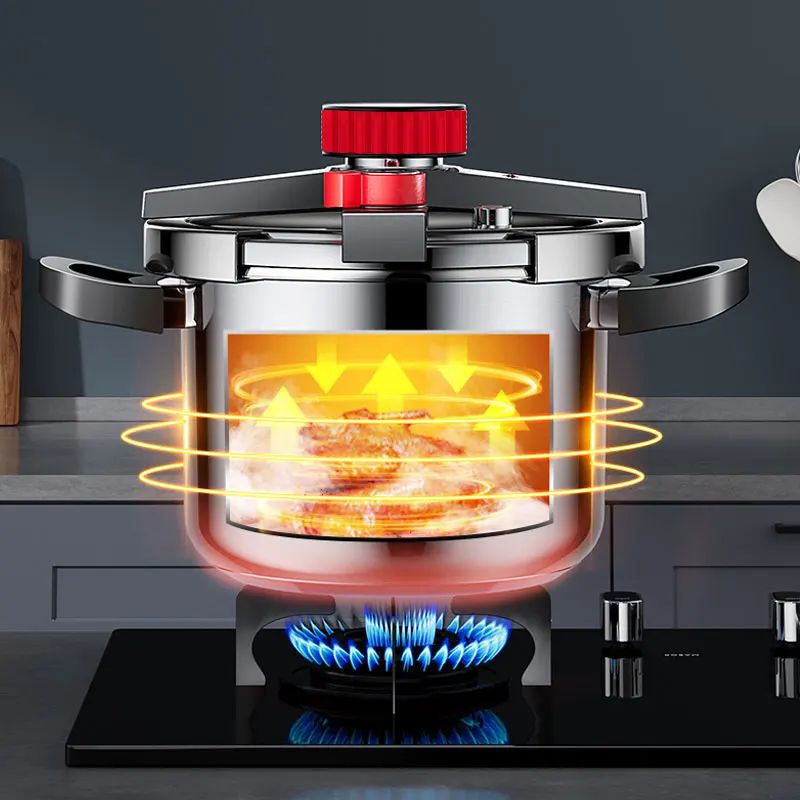 ProCook 304 Stainless Steel Pressure Cooker Fast Cooking Adjustable Pressure ExplosionProof Design 1