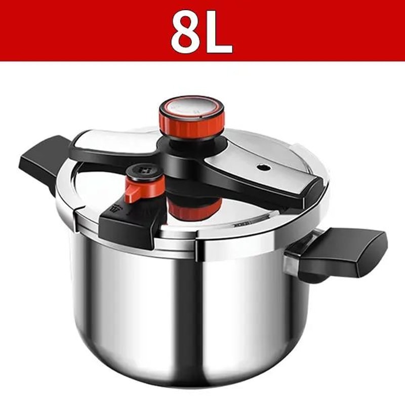 ProCook 304 Stainless Steel Pressure Cooker Fast Cooking Adjustable Pressure ExplosionProof Design 8
