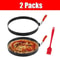 8Inch Omelette Rings Pancake Molds Large Stainless Steel Egg Ring Set With Oil Brush 3