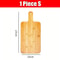Bamboo Wooden Serving Board With Handle Pizza Steak Cutting Board For Everyday Prep And Serving 5