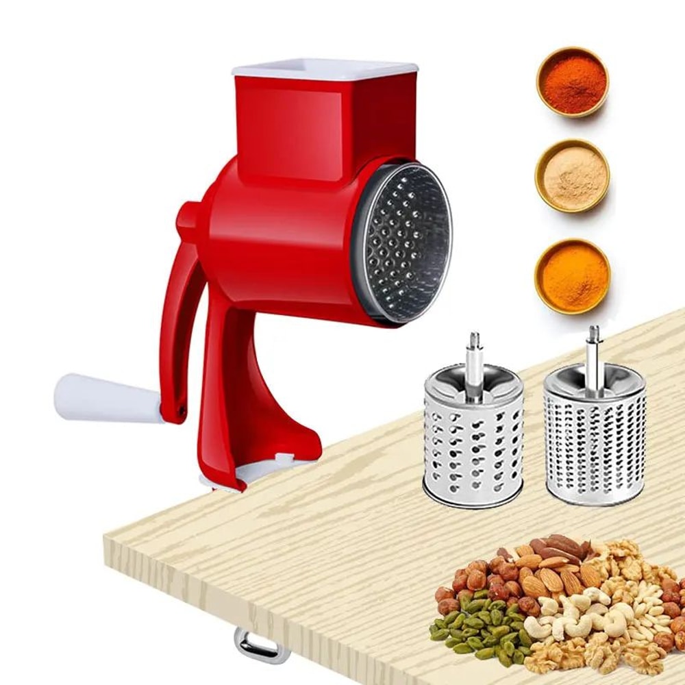 Manual Hand Crank Grain Grinder HeavyDuty Aluminum Grain Grinder Mill With Table Clamp 0