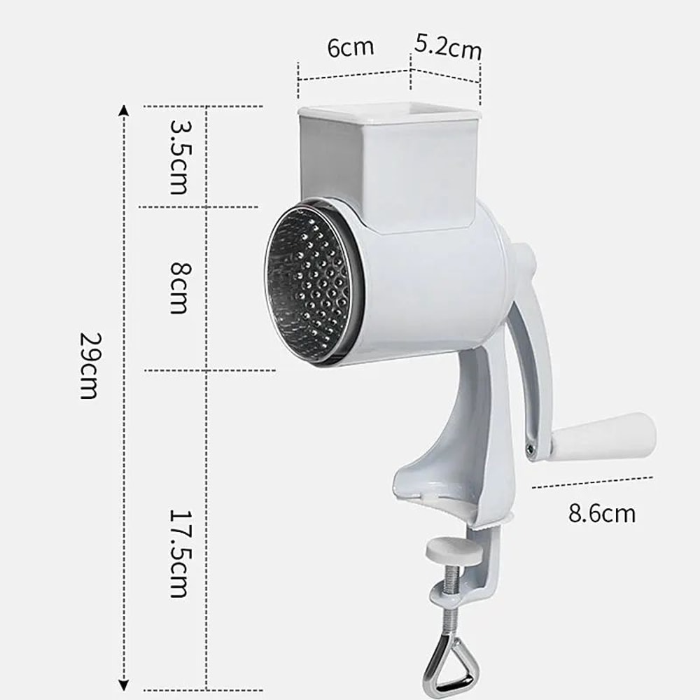 Manual Hand Crank Grain Grinder HeavyDuty Aluminum Grain Grinder Mill With Table Clamp 1