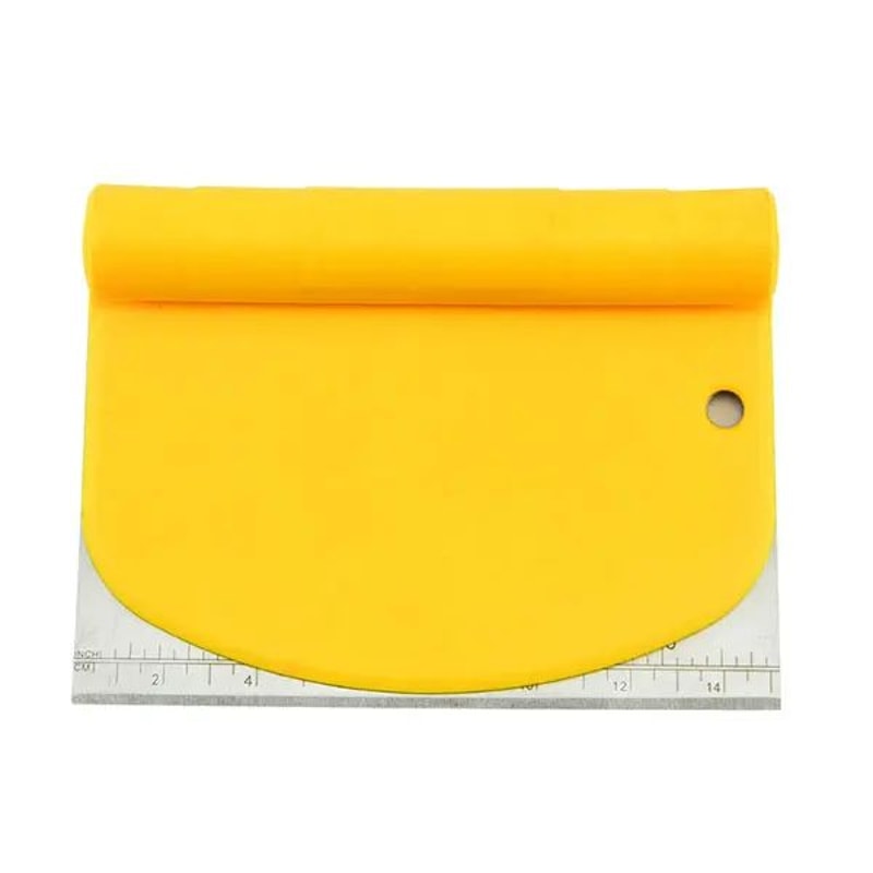 Professional Stainless Steel Bench Scraper Dough Cutter MultiPurpose Kitchen Scraper Tool 3