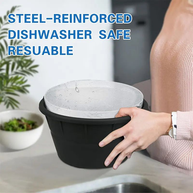 Extra Large Round Ice Block Mold For Cold Plunge Ice Bath 8LB Reusable Silicone Ice Mold 2