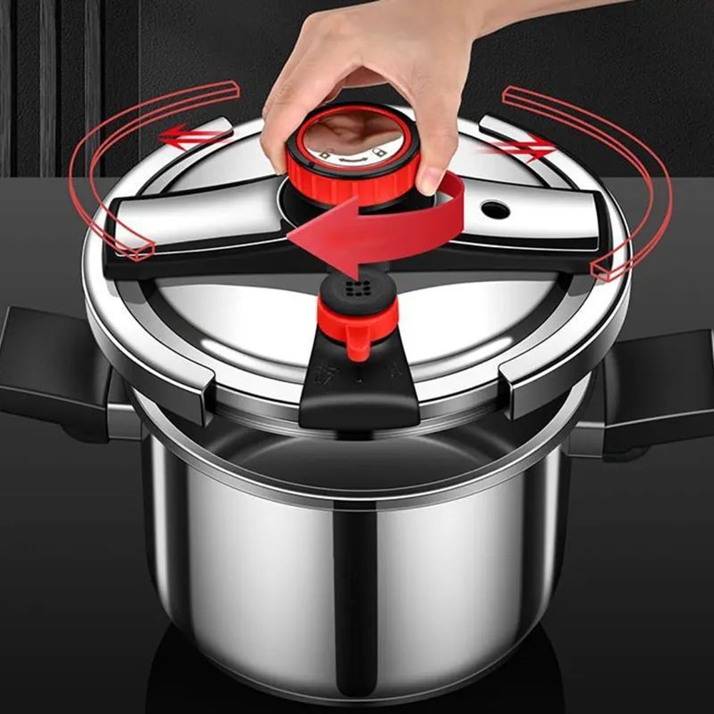 304 Stainless Steel Pressure Cooker 46L ExplosionProof Pressure Pot For Gas Induction 2