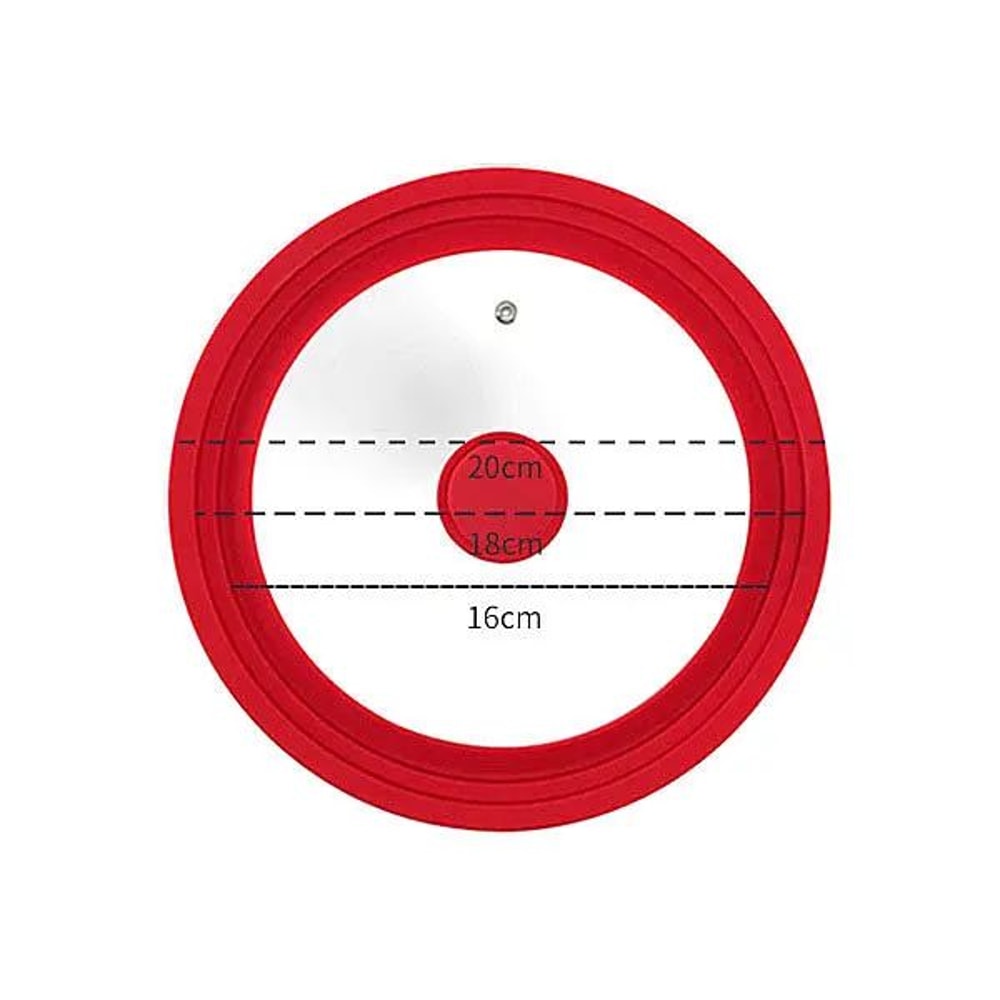Universal Silicone Pan Lid HeatResistant Pot Lid For Pots Pans Skillets 1632cm 4