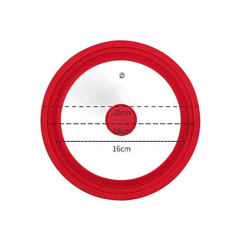 Universal Silicone Pan Lid HeatResistant Pot Lid For Pots Pans Skillets 1632cm 4