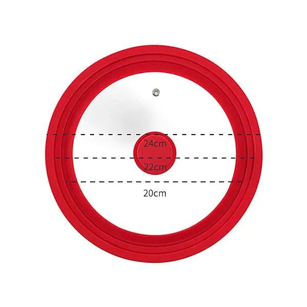Universal Silicone Pan Lid HeatResistant Pot Lid For Pots Pans Skillets 1632cm 5