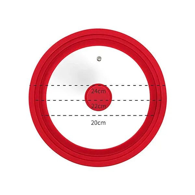 Universal Silicone Pan Lid HeatResistant Pot Lid For Pots Pans Skillets 1632cm 5