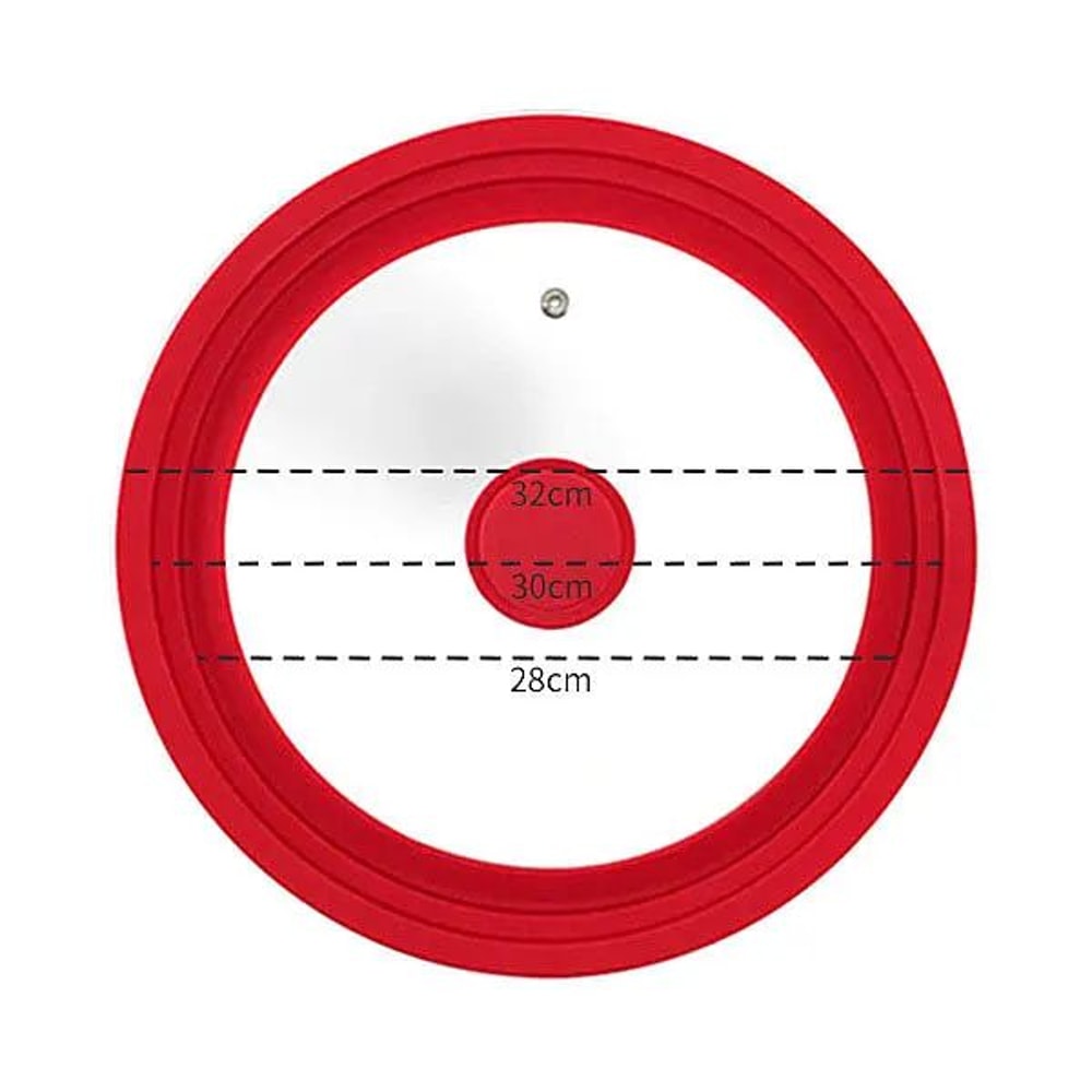 Universal Silicone Pan Lid HeatResistant Pot Lid For Pots Pans Skillets 1632cm 7