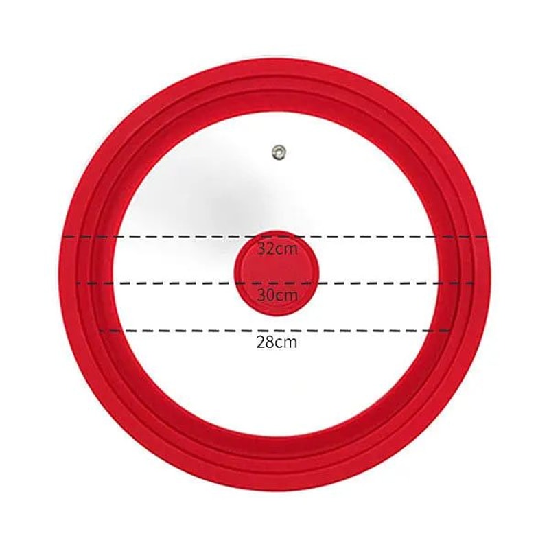 Universal Silicone Pan Lid HeatResistant Pot Lid For Pots Pans Skillets 1632cm 7