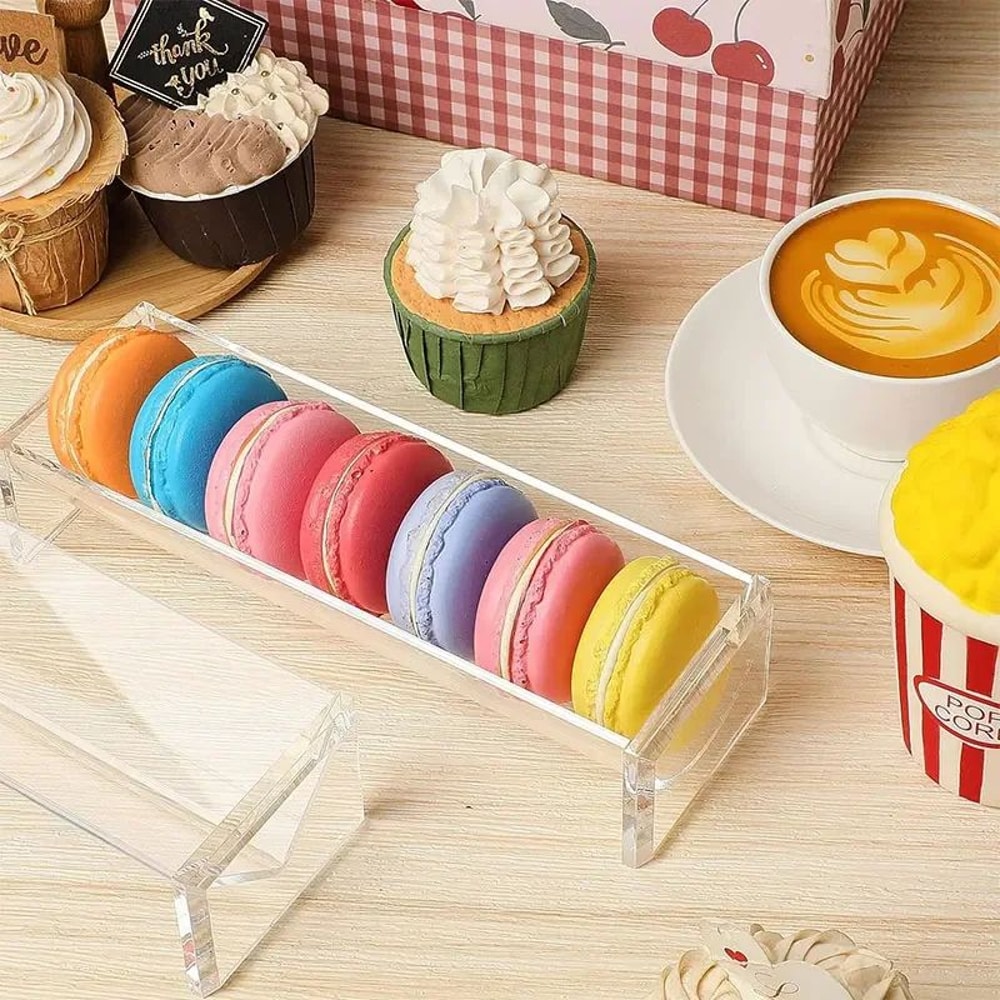 Clear Acrylic Cracker Tray Rectangular Cracker Holder Elegant Serving Display 2