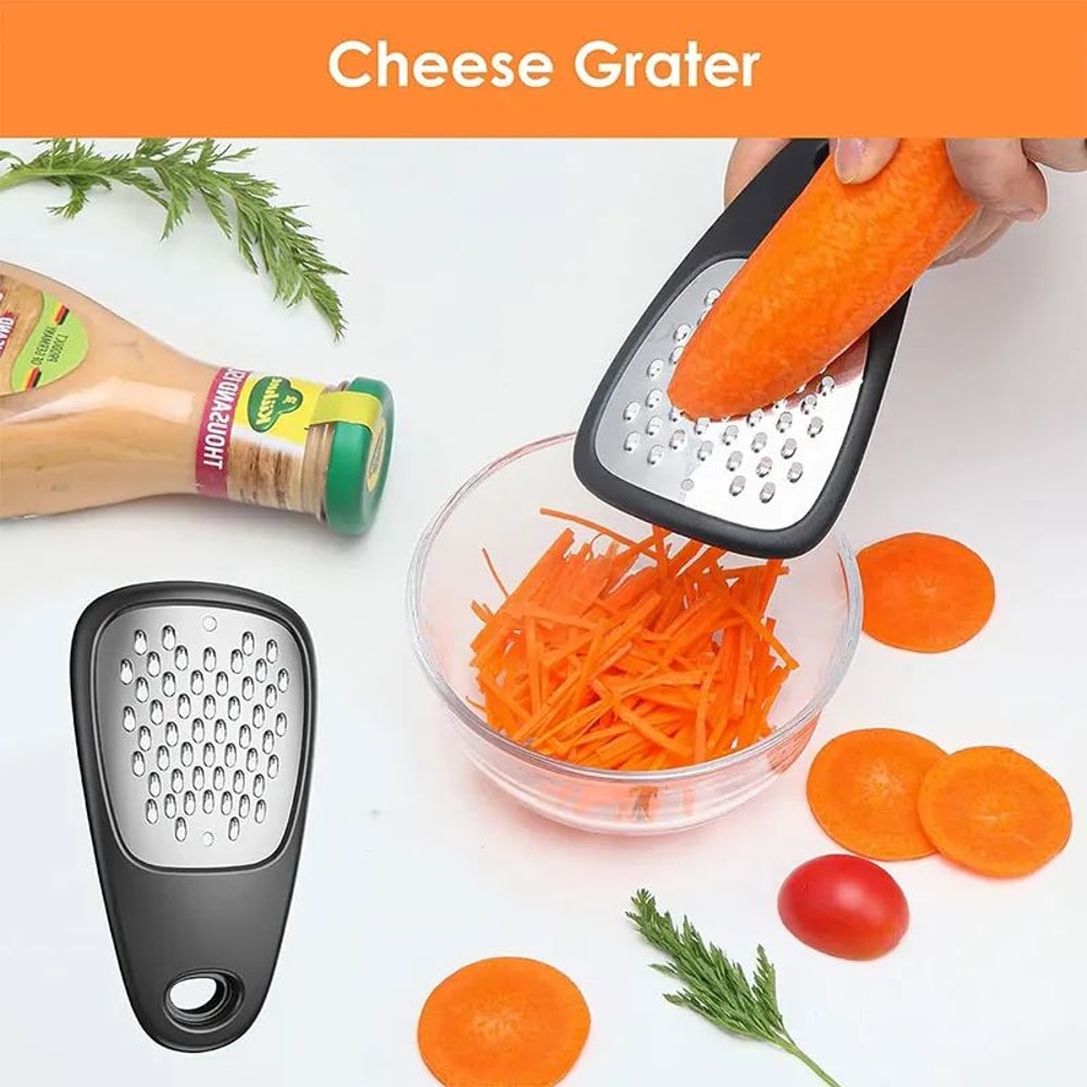 6Piece SpaceSaving Kitchen Gadgets Set Essential Cooking Tools With Cheese Grater Pizza Cutter 4