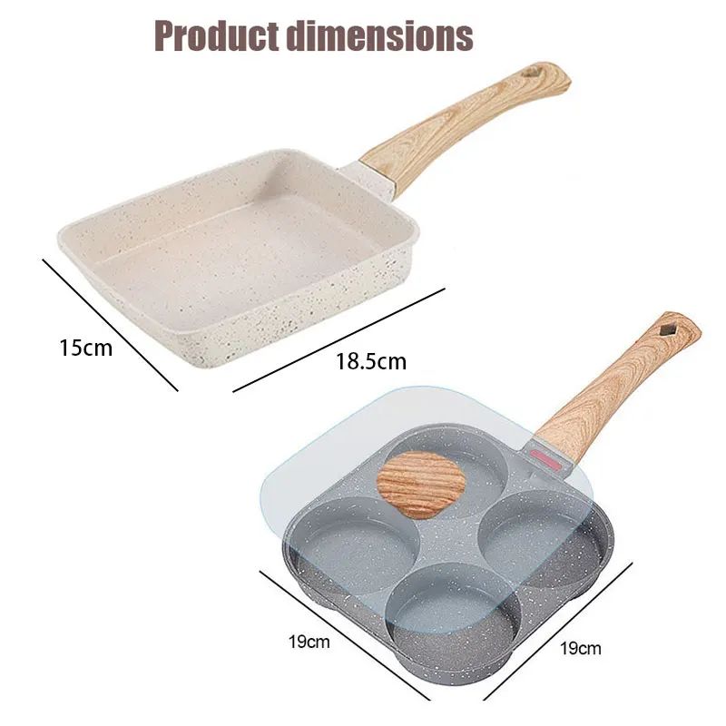 Japanese Tamagoyaki Omelette Pan Nonstick Egg Pan For Perfect Rolled Omelets 2