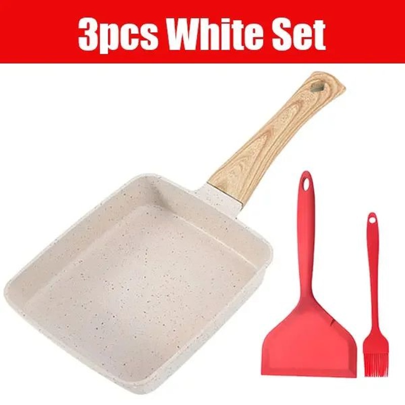 Japanese Tamagoyaki Omelette Pan Nonstick Egg Pan For Perfect Rolled Omelets 8