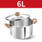 Stainless Steel Soup Pot With Lid Nonstick Stock Pot For Pasta Stews Everyday Cooking 4