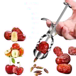 multi-fruit corer & cherry pitter – easy-clean red date and hawthorn corer tool