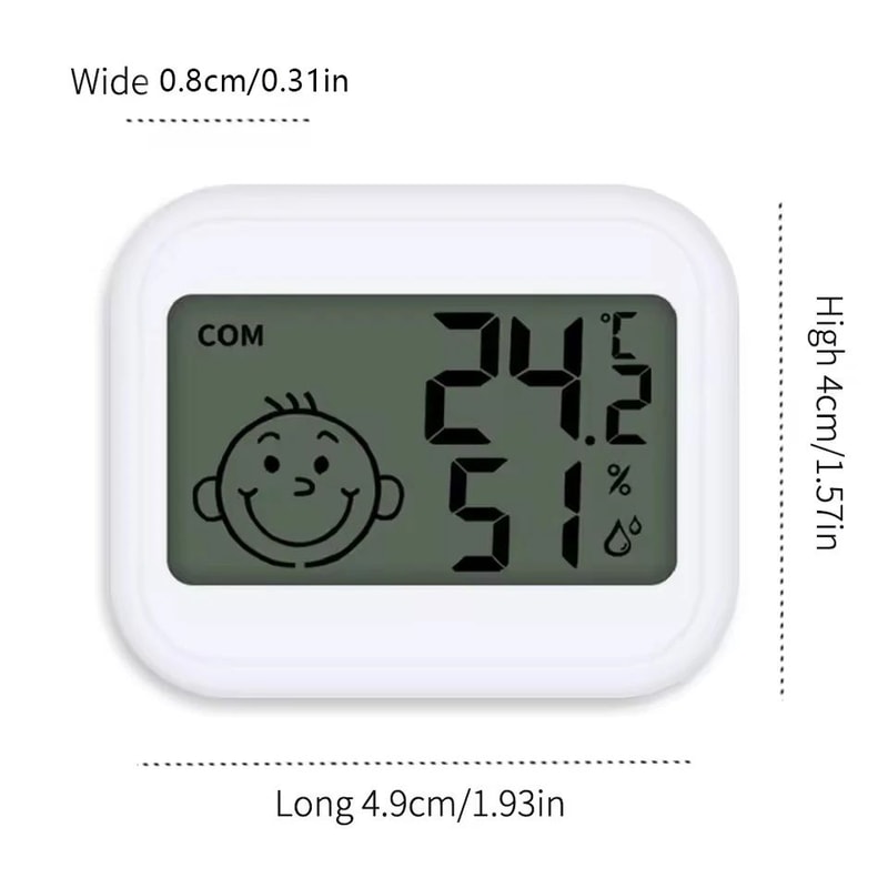 Smart LED Weather Station Clock With Alarm Indoor Temperature Humidity Monitor 6