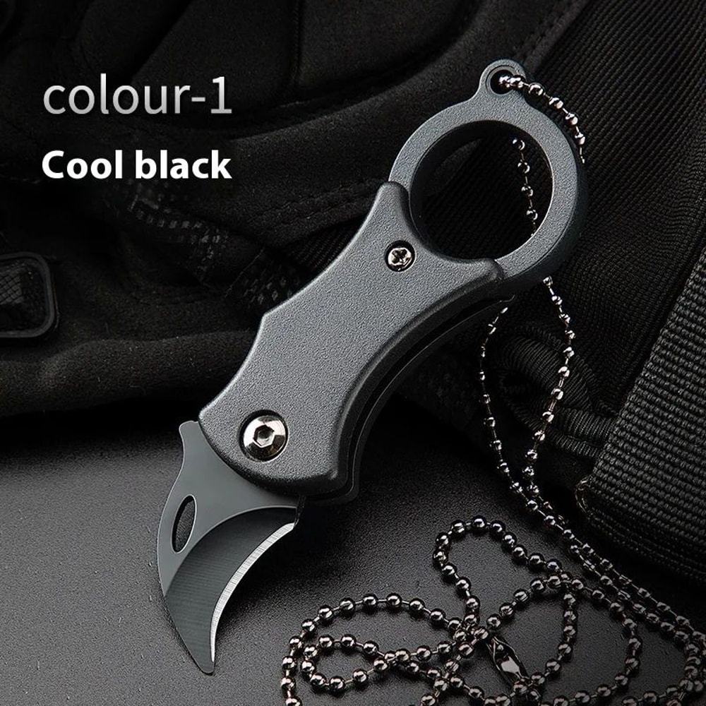 Mini Keychain Pocket Knife Stainless Steel EDC Tool For Camping Everyday Carry 4