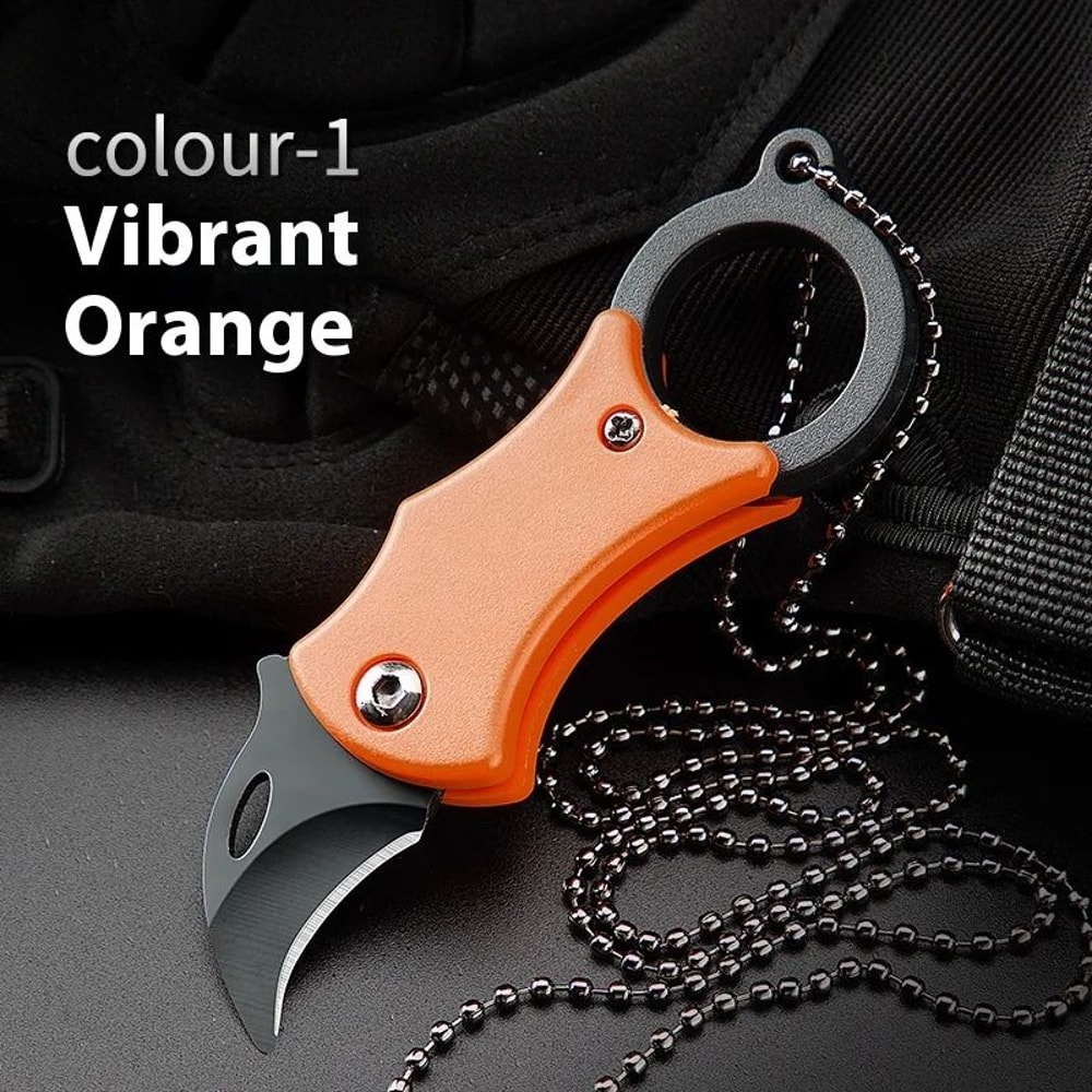 Mini Keychain Pocket Knife Stainless Steel EDC Tool For Camping Everyday Carry 5