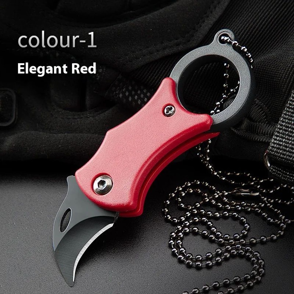Mini Keychain Pocket Knife Stainless Steel EDC Tool For Camping Everyday Carry 6