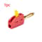 GoldPlated 32A Banana Plug Connectors Solderless HighCurrent Audio Speaker Plugs 2
