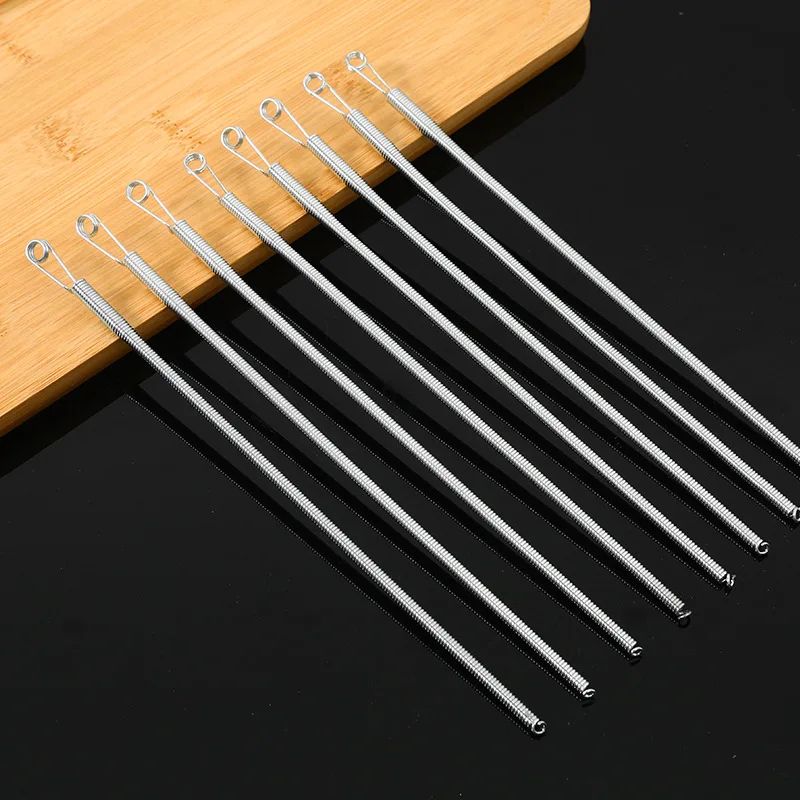 Spring Drawstring Threader Clips Easy Drawstring Replacement Tool For Hoodies Pants 2PCS 1