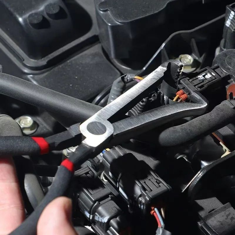 Premium 8 60Degree Angled Electrical Disconnect Pliers HeavyDuty Automotive Connector Removal Tool 1