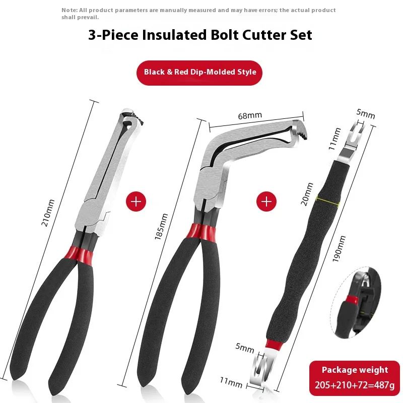 Premium 8 60Degree Angled Electrical Disconnect Pliers HeavyDuty Automotive Connector Removal Tool 5