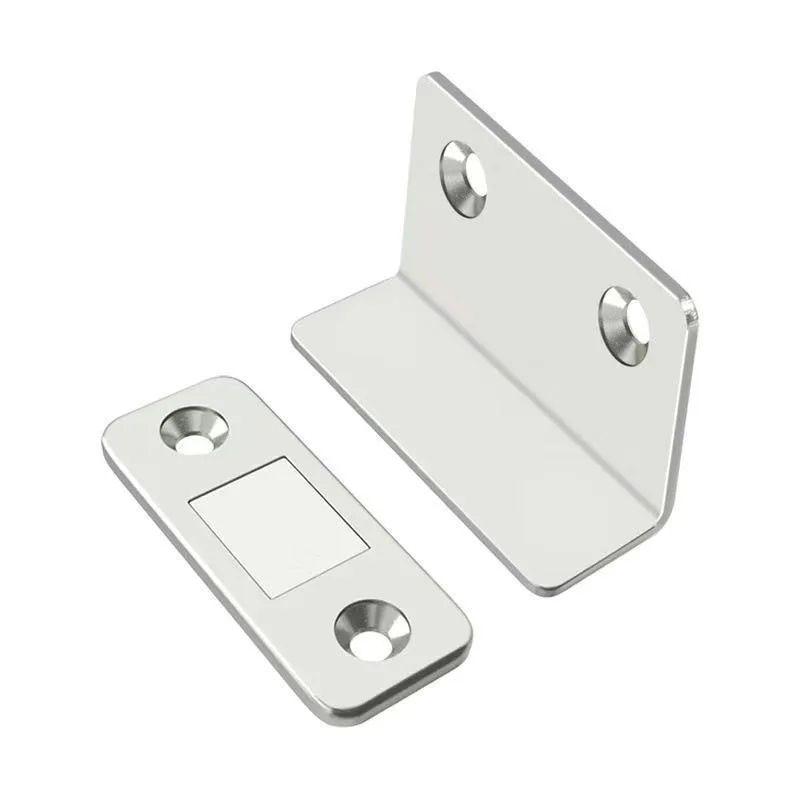 UltraThin LType Magnetic Cabinet Catch Strong Magnetic Door Closer For Cabinets Wardrobes 3