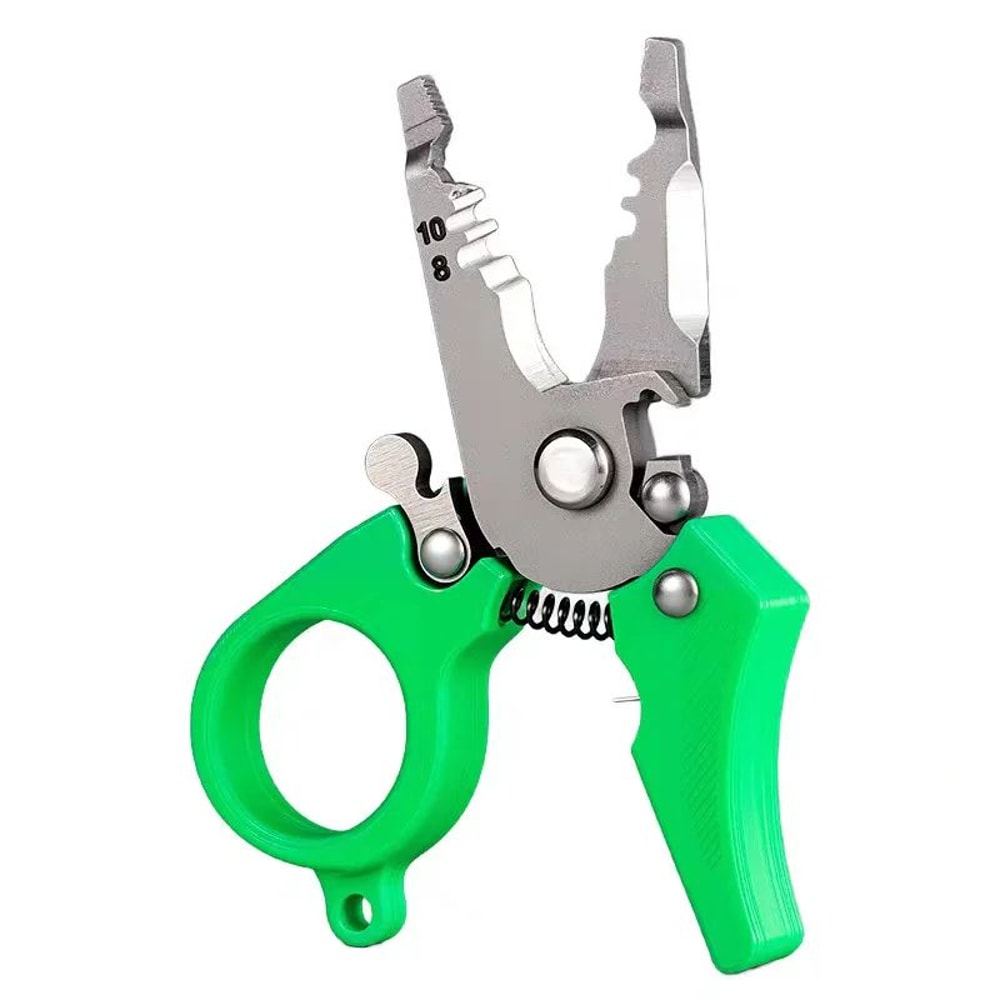 PocketSize MultiFunction Wire Stripping Pliers Compact Electrician Cutter Crimping Tool 3