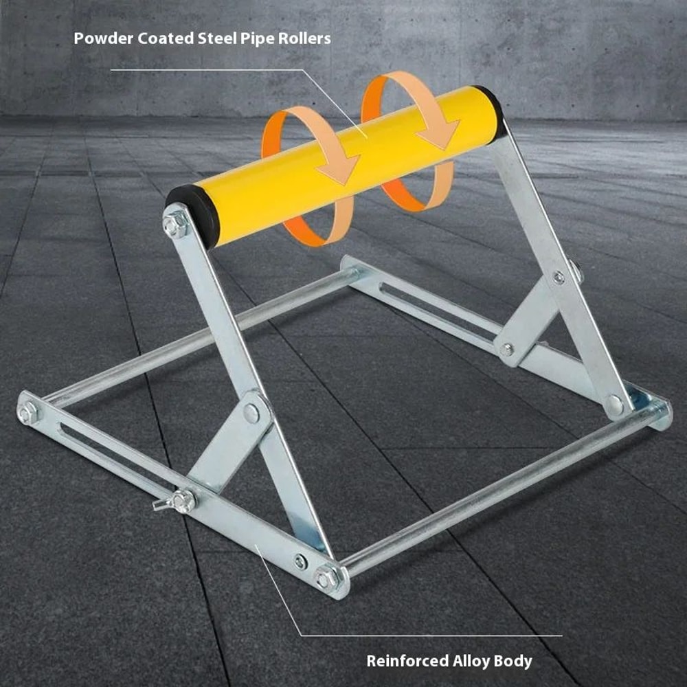 Adjustable Table Saw Roller Stand HeightAdjustable Roller Support For Woodworking Miter Saws 0