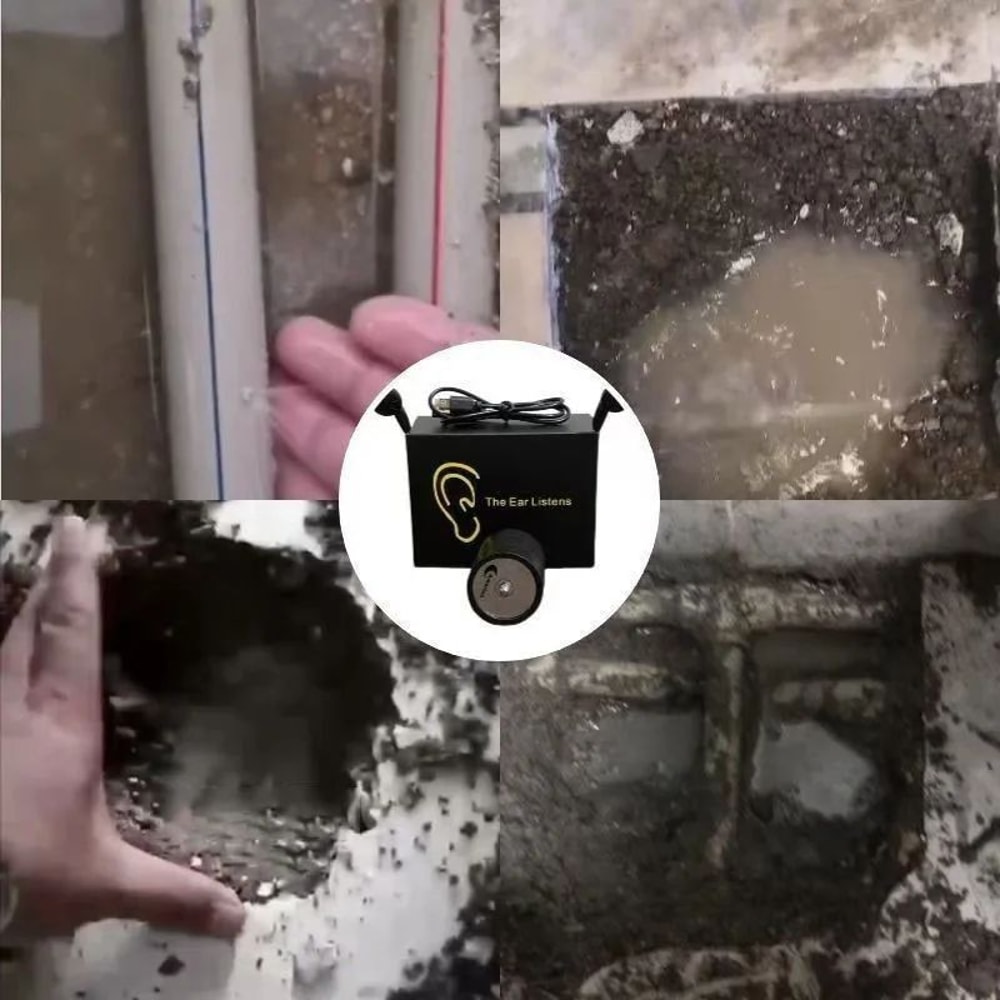 MultiFunction Water Leak Detector Acoustic Pipe Leak Detection Tool For Construction Plumbing 2