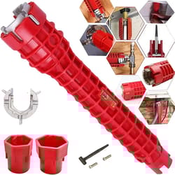 ultimate sink faucet wrench & multi-functional wrench plumbing tool - 14-in-1 double-head repair set