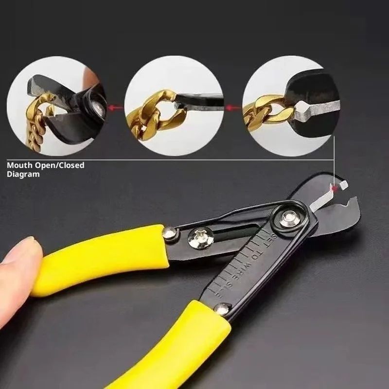 Precision Jewelry Chain Clamp Pliers Adjustable Jewelry Making Tool For Cutting Opening And Riveti 1