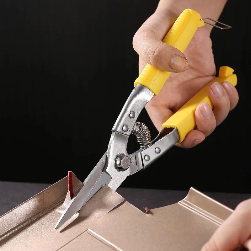 HeavyDuty Stainless Steel Industrial Scissors For Metal Cutting Electricians And PVC Pipe Work 1