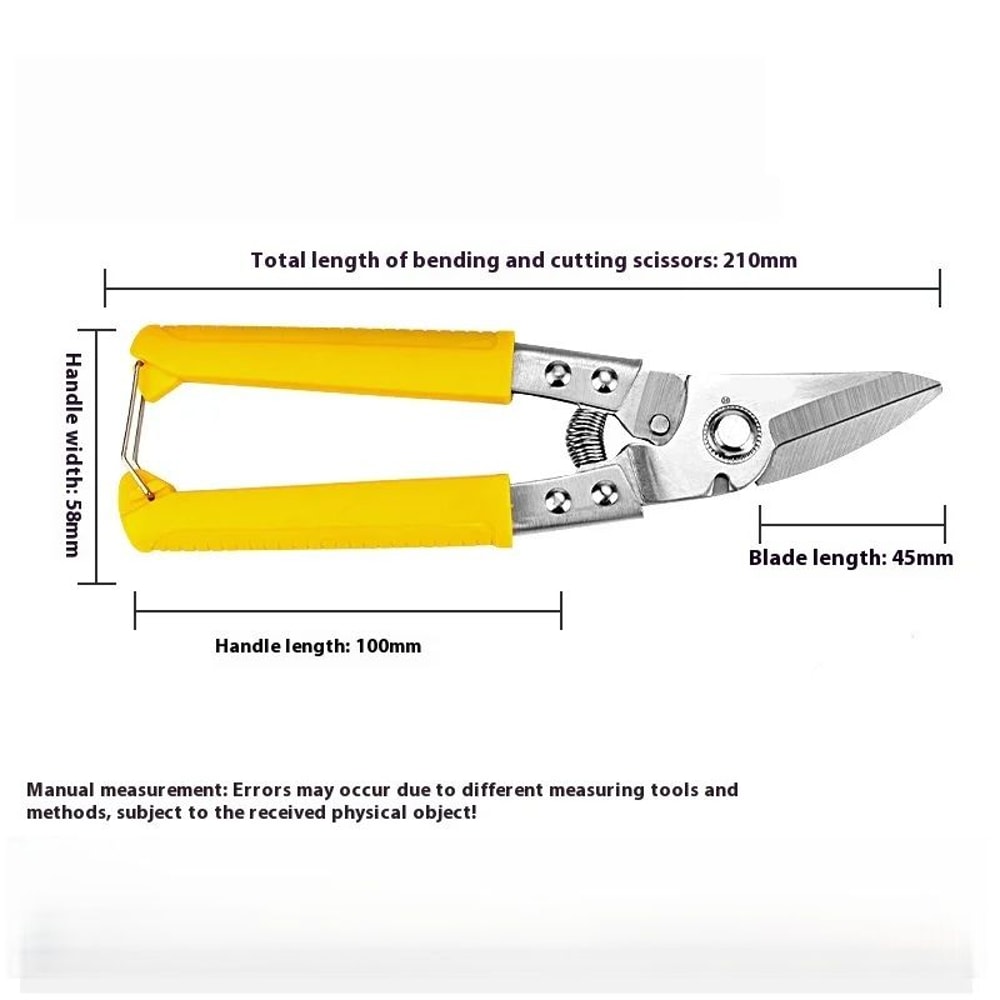 HeavyDuty Stainless Steel Industrial Scissors For Metal Cutting Electricians And PVC Pipe Work 3