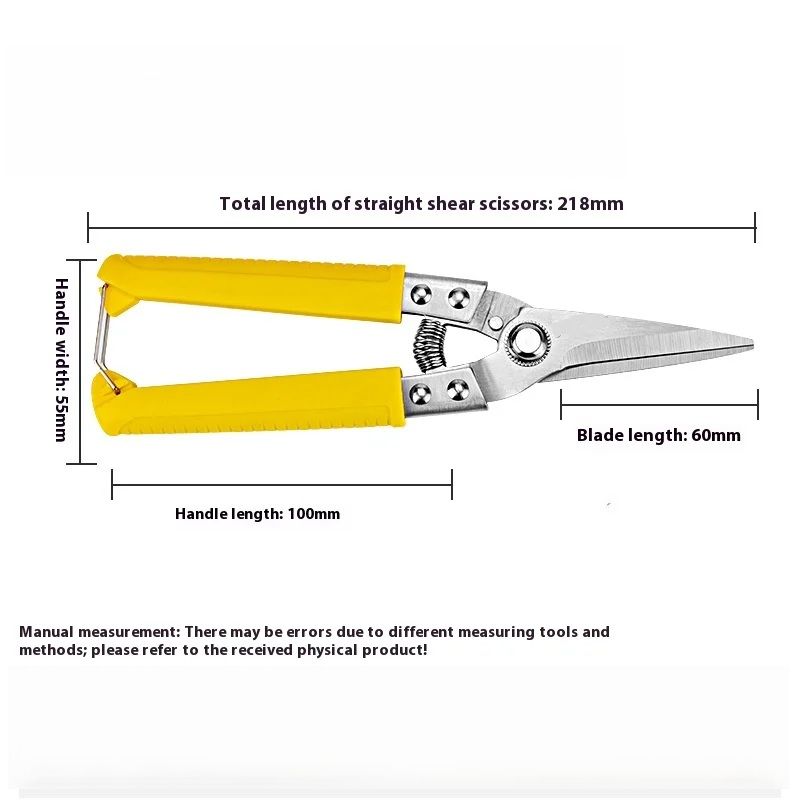 HeavyDuty Stainless Steel Industrial Scissors For Metal Cutting Electricians And PVC Pipe Work 4