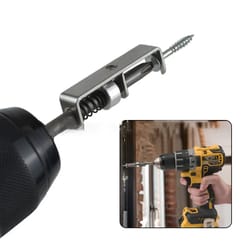 spring-loaded screw holder bit & magnetic screw retainer for one-handed precision driving