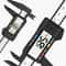 Precision Digital Caliper Vernier Gauge Carbon Fiber Electronic Measuring Tool 100150mm 2