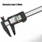 Precision Digital Caliper Vernier Gauge Carbon Fiber Electronic Measuring Tool 100150mm 4